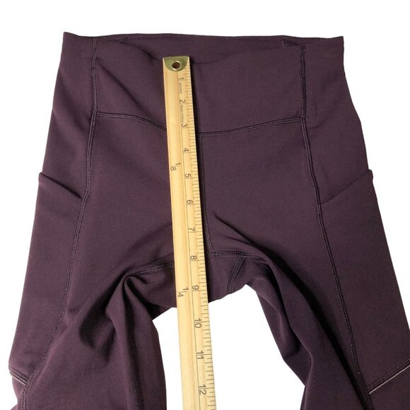 Lululemon Plum Purple Speed Up Tight Full-On Luxtreme Athletic Leggings Size 2 - Picture 10 of 11